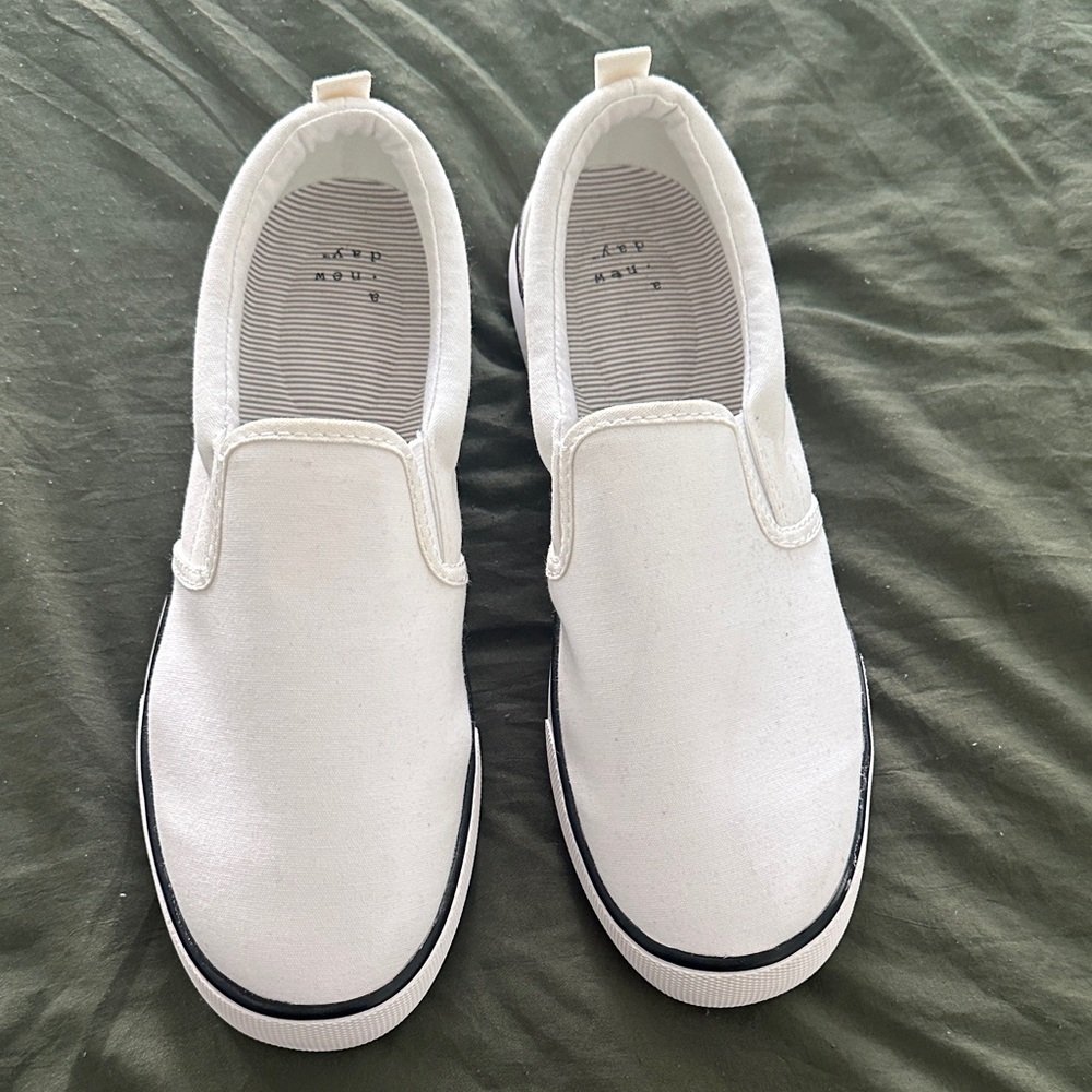 a new day White Slip-On Sneakers
